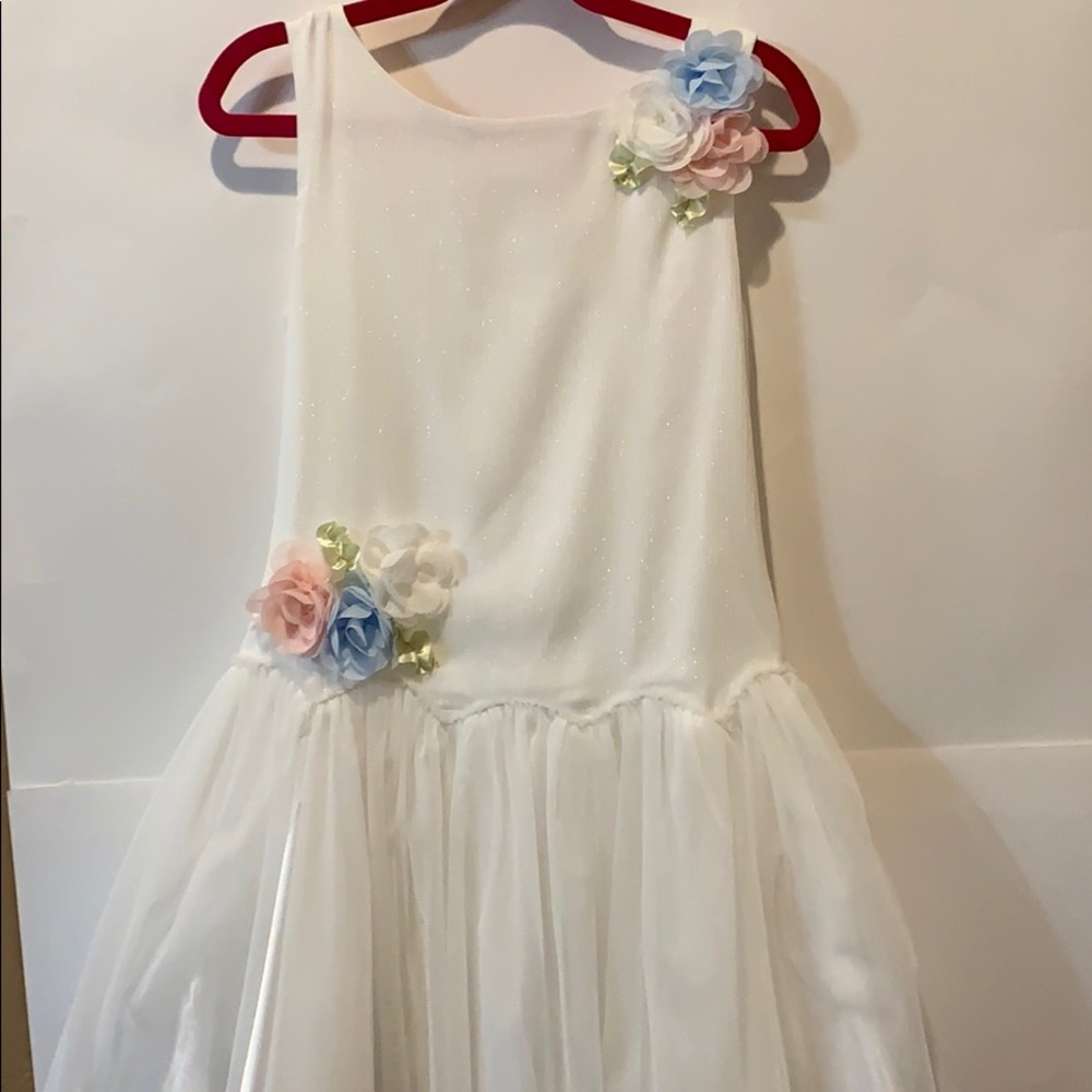 White girls formal dress